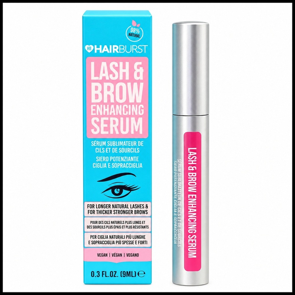 Hairburst Lash & Brow Enhancing Serum For Longer Thicker Lashes 0.3 fl oz Full S
